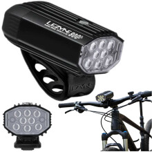 Lezyne Micro Drive 800+ sprednja kolesarska luč, satenasto črna, USB, IPX7