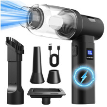 Ventilateur Turbo Portatif Violent Blower 29 mm Sans Balais, Puissant et à Forte Poussée, pour Conduit D'Évacuation
