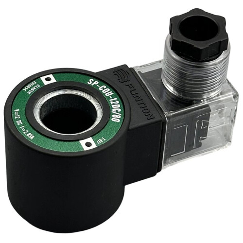 3X Magnetventilspole SP-COU-12DC 80, Innerdiameter 18 mm 2