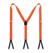 Klassieke gestreepte bretels, polyester broekriem,-Oranje
