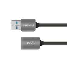 Cable de extensión USB 3.0, conector hembra-macho, 1 m