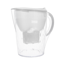 Jarra filtrante Teesa blanca de 3,5 L + 1 filtro