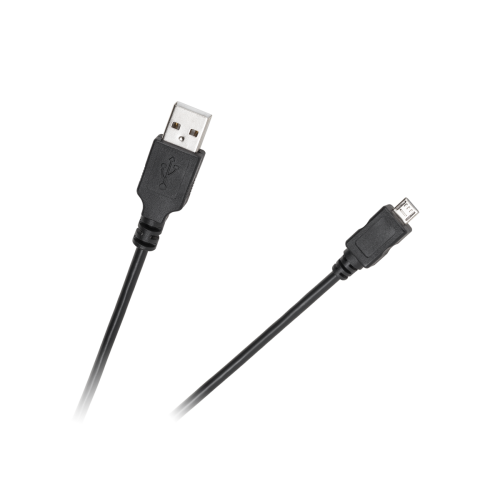 Cable USB profesional con conector micro USB de 1 m para transferencia de datos y carga.