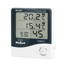 Station météo sans fil Rebel, thermomètre, horloge