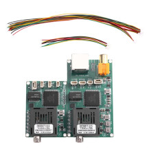 Émetteur-Récepteur Optique TTL 100 , Module Vidéo et Réseau, Terminal Optique, Alimentation CC 5,5-26 V
