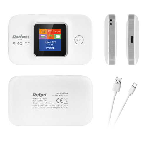 Router portatile con scheda SIM Rebel 4G LTE