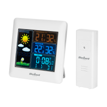 Station météo sans fil avec capteur extérieur Rebel LCD baromètre couleur