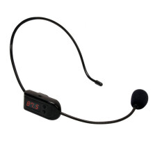 Microphone Sans Fil FM avec Mégaphone 87 MHz-108 MHz pour Orateurs, Salles de Classe, Églises, Guides Touristiques