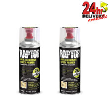 2 x UPOL RAPTOR 2K BEIGE 400ML AEROSOL ANTI-CORROSIVE EPOXY PRIMER BED LINER EP