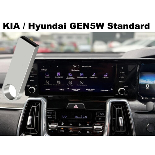 KIA Hyundai GEN5W Widescreen Nav Map Update USB