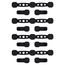 Set van 12 magnetische siliconen clips voor bakpapier in de airfryer, herbruikbare houders voor bakpapier.