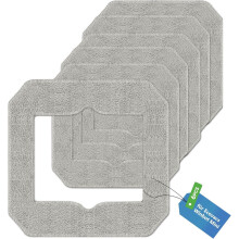 Set van 6 reinigingspads voor raamreinigingsrobot, vervangende doekjes W-CC02-0012, wasbare herbruikbare reinigingspads voor effectieve rein