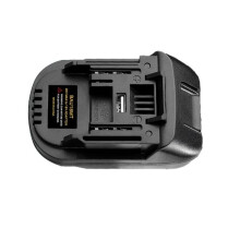 Adaptateur de Batterie BAU18MT pour Batterie 20 V Li-Ion, Compatible avec les Outils Électroportatifs Sans Fil pour 18 V.