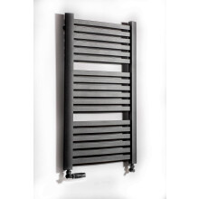 Kylpyhuoneenlämmitin LUXRAD Kastor 945 x 580 mm musta matto puoli