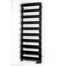 Kylpyhuoneenlämmitin LUXRAD Scala New 1230 x 500 mm musta matta str. 546W