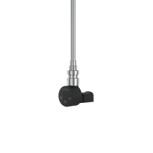 Radiateur électrique de salle de bain SLX 1000W noir avec cache LUXRAD