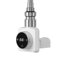 Chauffage électrique pour radiateur de salle de bain PREMIO 200W, blanc, avec cache LUXRAD