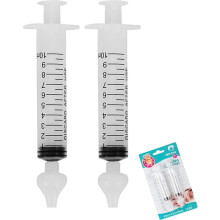 2er-Pack Nasenspülung für Babys, wiederverwendbarer 10-ml-Nasenreiniger für Kinder, tragbare Nasenspülflasche, sichere und komfortable Nasen