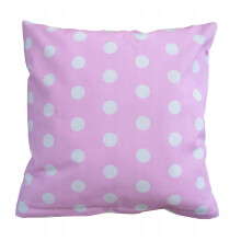 Grande federa in cotone a pois rosa
