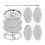 4In French Press Filter Replacements Set Includes Spirals and 1