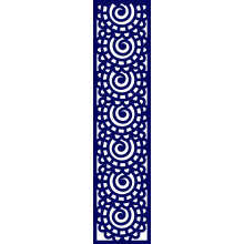 Viseča svetilka A1, perforirana oblika, rjava, 21 x 90