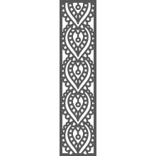 Viseča svetilka A2, perforiran dizajn, siva, 21 x 90 cm
