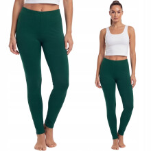 Leggings largos de algodón de la marca polaca BOTTLE GREEN, talla XL