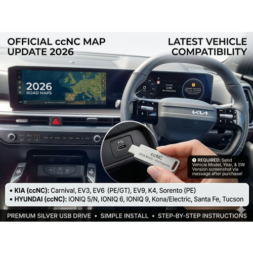 KIA Hyundai ccNC Sat Nav Map Update USB 2026 Latest