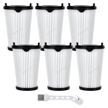 Paquete de 6 filtros de repuesto para aspiradora inalámbrica, compatibles con CX7-2, QX8 Animal X Power, CX7-2-45AN, CX7-2-I36