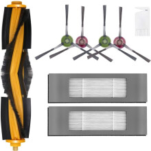 Juego de accesorios de 8 piezas para aspiradora Deebot Ozmo 950/920/N7/N8/N8+/T8/T8+/T8 AIVI/T8 AIVI+/T9/T9+, 1 cepillo principal, 2 F