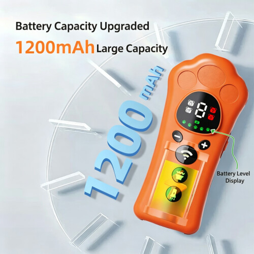 Υπερηχητικό αποτρεπτικό σκύλων 1200mAh, Βάναυση εκπαιδευτής κατά του γαβγί 1