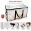 6 Pack Clear Moving Storage Bags with Handles PVC 7