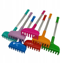 Rastrello da sabbia in alluminio con manico in alluminio, grande 41 cm