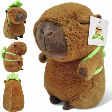 CAPYBARA con ZAINO tartaruga di peluche MASCOTTE MORBIDA e SOFFICE