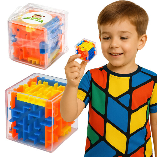 3D CUBE BALL LABYRINTH LOGIC GAME mini gioco arcade stimolante