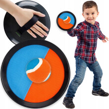 Juego de atrapar pelota con velcro, paletas para lanzar y atrapar, juego al aire libre, receptor