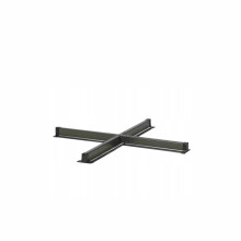 Pied en croix pour parasol 100x100 cm noir platine Homms