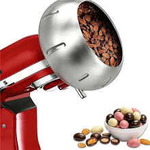 Candy Chocolate Coating Attachment for  Stand Mixer, 4.5QT 5QT Tilt- Mixer Accessories, for Coating Nuts