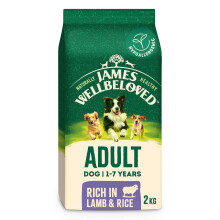 James Wellbeloved Dog Adult Hypoallergenic Dry Food Lamb and Rice 2 kg