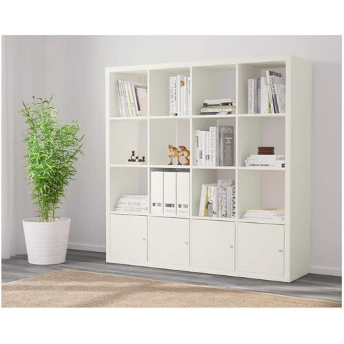 ikea 16-Cube Unit with 4 Door Inserts 147x147cm
