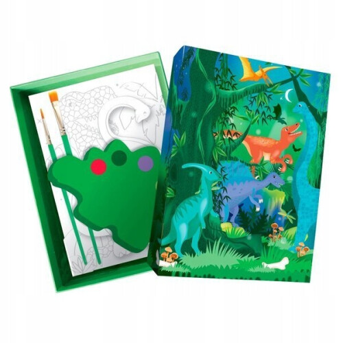 Ty Caja de dulces de dinosaurio en acuarela