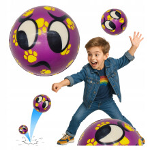 Pelota SMILE BALL smile MINKA, pelota suave y antiestrés de 8 cm para relajación.