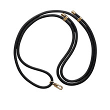 Ceinture ergonomique de sangle suspendue au cou du-Or noir