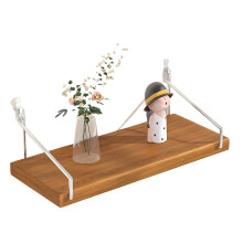 Support de projecteur mural flottant, construction en bois-UN