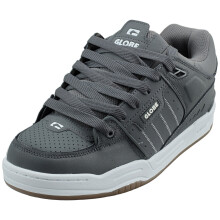 (10) Globe Fusion Mens Trainers in Charcoal White