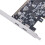 Scheda Adattatore da PCI-e A Type-C, Scheda di Espansione PCI-e A Type-C X2 + Type-e + 19 PIN, USB 3.2 GEN1 A 5 Gbps per Win7/8/10/11 6