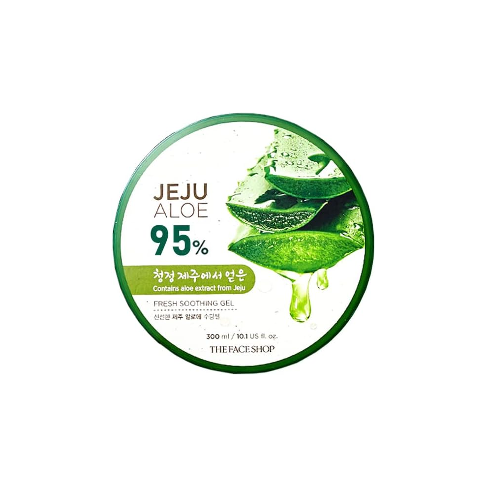 The Face Shop - Jeju Aloe 95% Fresh Soothing Gel 300Ml 300Ml - Image 4