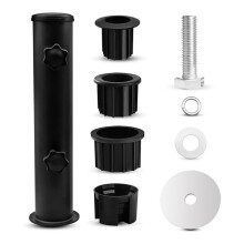 Umbrella Pole Replacement Umbrella Mount, Metal Deck Umbrella Holder Outdoor, Universal Umbrella Replacement
