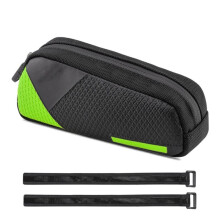 Bike Top Tube Bag Bike Frame Storage Bag Top Tube Bike Pouch for Road Mountain Bicycle Outdoor Cycling Green