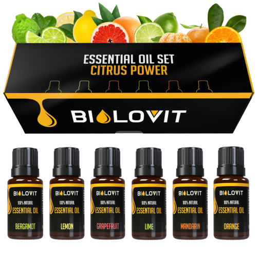 Æterisk oliesæt - Citrus Power